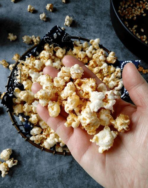 网红爆米花奶油制作视频,轻松学会在家自制香脆美味