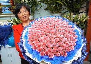 送明星的鲜花,明星收礼瞬间