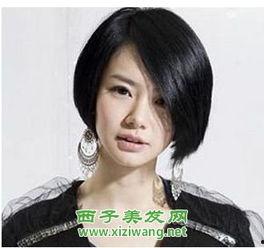 明星短发直发图片,明星演绎时尚新风尚